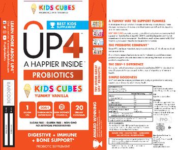 UP4 Kids Cubes Yummy Vanilla - probiotic supplement