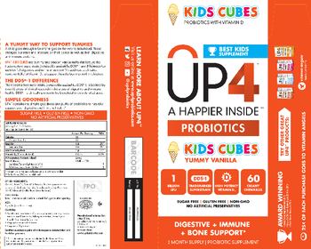 UP4 Kids Cubes Yummy Vanilla - probiotic supplement
