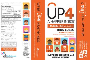 UP4 Kids Cubes Yummy Vanilla - probiotic supplement