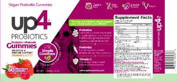 UP4 Probiotic + Prebiotic Gummies Mixed Berry - probiotic supplement