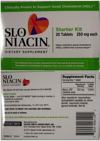 Upsher-Smith Laboratories Slo Niacin 250 mg - supplement