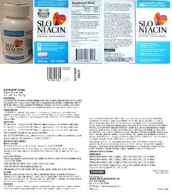 Upsher-Smith SLO-Niacin - supplement
