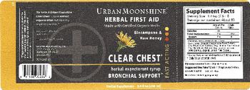 Urban Moonshine Clear Chest - herbal supplement