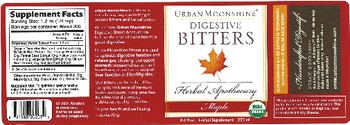 Urban Moonshine Digestive Bitters Maple - herbal supplement