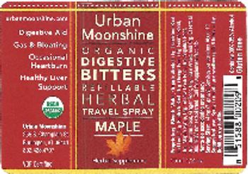 Urban Moonshine Organic Digestive Bitters Maple - herbal supplement