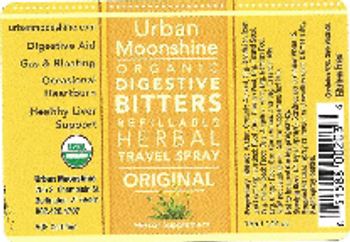 Urban Moonshine Organic Digestive Bitters Original - herbal supplement