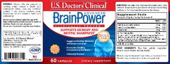U.S. Doctors' Clinical Brain Power Advanced - supplement