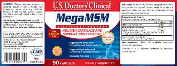 U.S. Doctors' Clinical Mega MSM - supplement