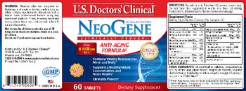 U.S. Doctors' Clinical NeoGene - supplement