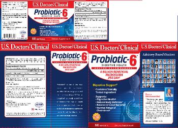 U.S. Doctors' Clinical Probiotic-6 - supplement
