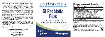 U.S. Longevity Institute GI Probiotic Plus - supplement
