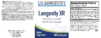 U.S. Longevity Institute Longevity XR - supplement