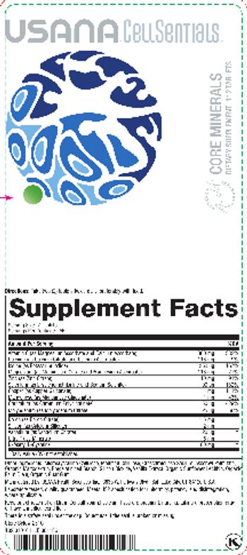 USANA CellSentials Core Minerals - supplement