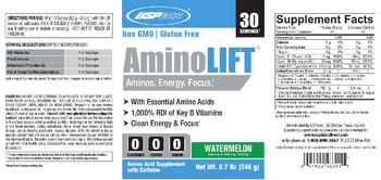 USPlabs AminoLift Watermelon - amino acid supplement with caffeine