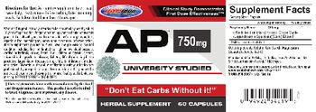 USPlabs AP 750 mg - herbal supplement