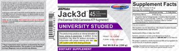 USPlabs Jack3D Grape Bubblegum - supplement