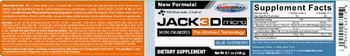 USPlabs Jack3d Micro Blue Raspberry - supplement