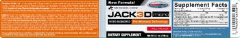 USPlabs Jack3d Micro Fruit Punch - supplement