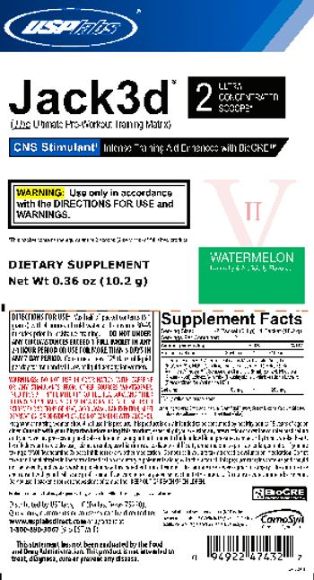 USPlabs Jack3d Watermelon - supplement