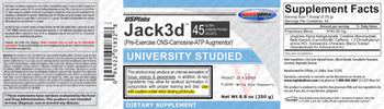 USPlabs Jack3D White Blue Raspberry - supplement