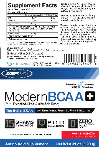 USPlabs ModernBCAA+ Fruit Punch - amino acid supplement