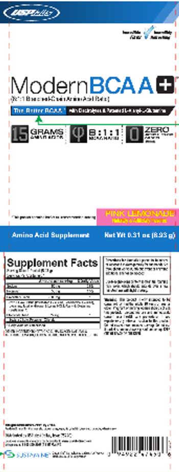 USPlabs ModernBCAA+ Pink Lemonade - amino acid supplement