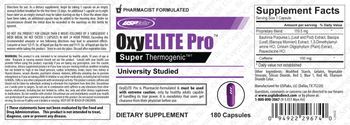 USPlabs OxyElite Pro Super Thermogenic - supplement