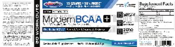 USPlabs Ultra Micronized Modern BCAA+ Blue Raspberry - amino acid supplement