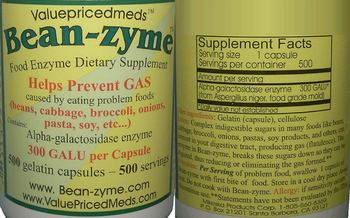 Valuepricedmeds Bean-zyme - food enzyme supplement