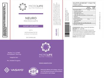 Vasayo MicroLife Nutritionals Neuro Microcaps - supplement