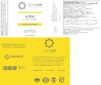 Vasayo MicroLife Nutritionals V-Tox Microcaps - supplement