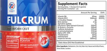 Vaxxen Labs Fulcrum Bombsicle Flavor - supplement