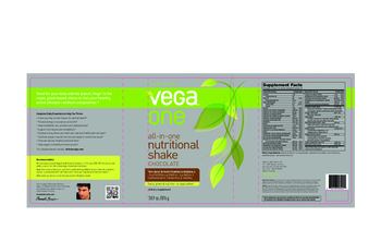 Vega One All-In-One Nutritional Shake Chocolate - supplement