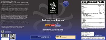 Vega Sport Performance Protein Vanilla - supplement