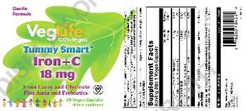 VegLife Tummy Smart Iron + C 18 mg - supplement