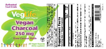 VegLife Vegan Charcoal 250 mg - supplement