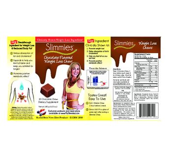 VGH Solutions Slimmies Chocolate Flavored Weight Loss Chew - supplement