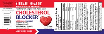 Vibrant Health Cholesterol Blocker Vanilla - supplement
