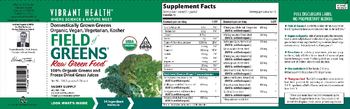 Vibrant Health Field Of Greens - supplement