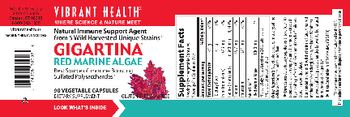 Vibrant Health Gigartina Red Marine Algae - supplement