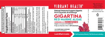 Vibrant Health Gigartina Red Marine Algae - supplement