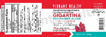 Vibrant Health Gigartina Red Marine Algae - supplement