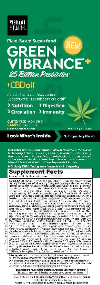 Vibrant Health Green Vibrance+ - supplement