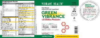 Vibrant Health Green Vibrance - supplement