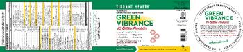 Vibrant Health Green Vibrance - supplement