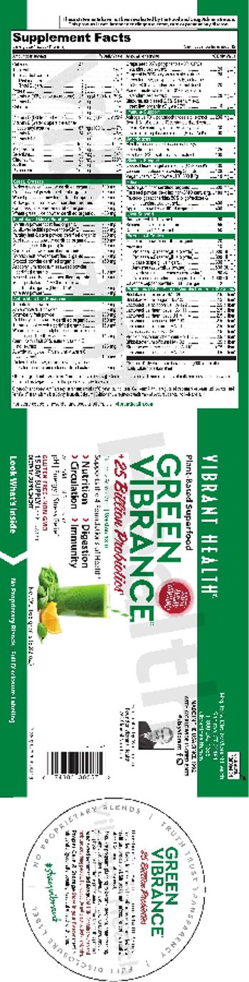 Vibrant Health Green Vibrance - supplement