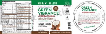 Vibrant Health Green Vibrance Chocolate Coconut - supplement