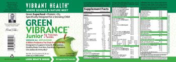 Vibrant Health Green Vibrance Junior Apple-icious - supplement