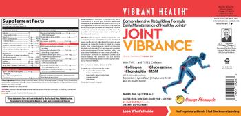 Vibrant Health Joint Vibrance Orange-Pineapple - supplement