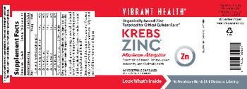 Vibrant Health Krebs Zinc - supplement